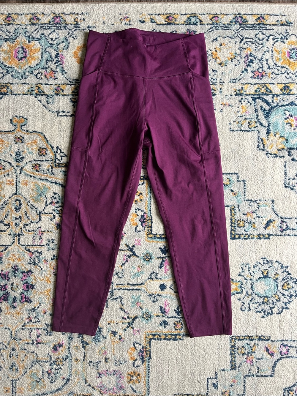 girlfriend collective Plum High-Rise Leggings